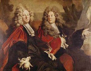 Portrait of Alderman Hugues Desnots and Alderman Bouhet by Nicolas de Largilliere