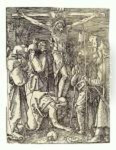 Crucifixion Of Christ. Woodcut, Ca. 1509 by Albrecht Durer