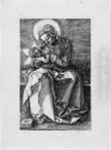 Maria, Das Kind Stillend by Albrecht Durer