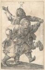 Das Tanzende Bauernpaar by Albrecht Durer