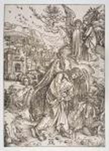 The Angel With The Key To The Bottomless Pit by Albrecht Durer
