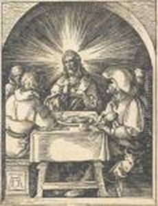 Cristo A Emmaus by Albrecht Durer