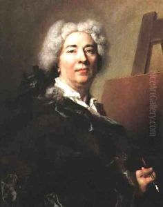 Self Portrait 1725 by Nicolas de Largilliere