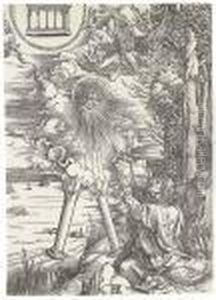 Saint John Devouring The Book by Albrecht Durer
