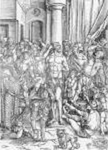 La Flagellazione. by Albrecht Durer