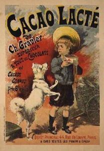 Reproduction of a Poster Advertising 'Gravier's Chocolate Milk