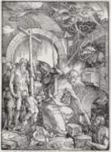 Christ In Limbo (b. 14; M., Holl. 121) by Albrecht Durer