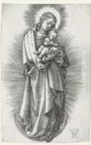 The Virgin And Child On The Crescent With A Hairband (b. 33, M., Holl. 35)