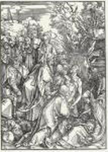 The Deposition (b. 12; M., Holl. 123) by Albrecht Durer