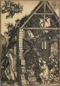 Die Geburt Christi Pl. 9 From Das Marienleben by Albrecht Durer