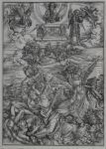 The Four Avenging Angels, From The Apocalypse by Albrecht Durer