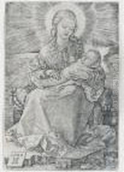 La Vergine Con Il Bambino In Fasce. - view 1