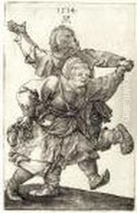 Peasant Couple Dancing by Albrecht Durer