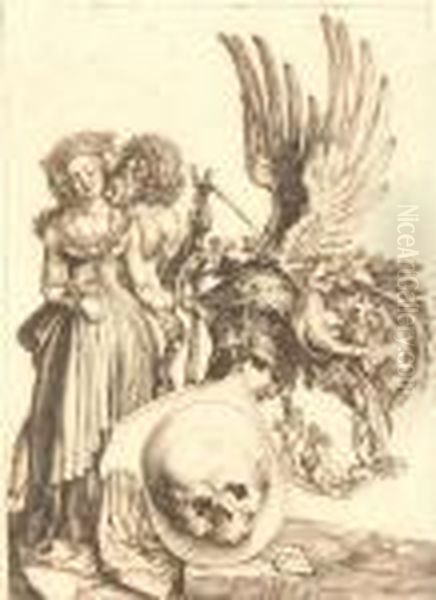 Coat Of Arms With Skull - view 1