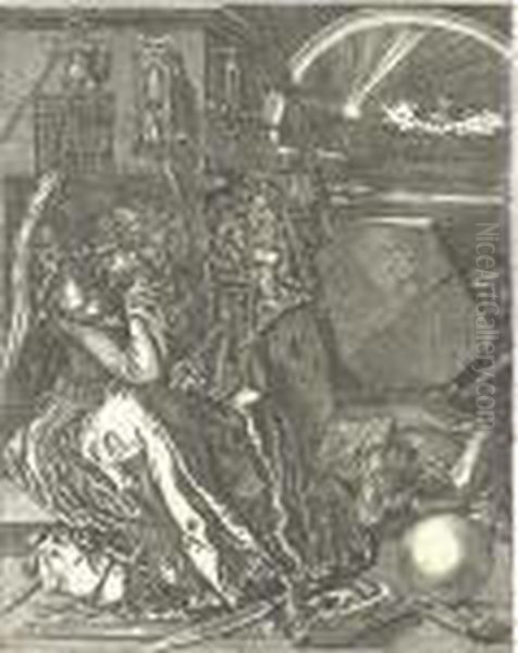 Christ On The Mount Of Olives, From The Engraved Passion (b., M., Holl. 4) - view 1