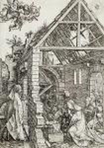 The Adoration Of The Shepherds (bartsch Wc 85) by Albrecht Durer