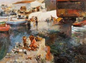 En el puerto by Jose Navarro Llorens
