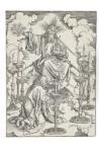 The Vision Of The Seven Candlesticks by Albrecht Durer