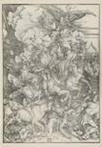 The Four Horsemen. by Albrecht Durer
