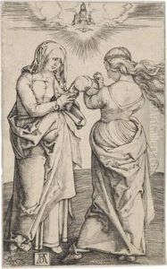 Virgin With The Infant Christ And St. Anne Virgin With The Infant Christ And St. Anne