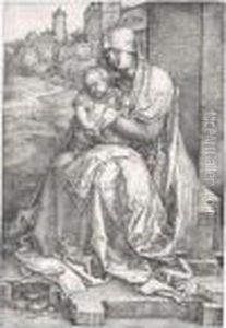 The Virgin And Child Seated By The Wall (bartsch 40; Meder, Hollstein 36) The Virgin And Child Seated By The Wall (bartsch 40; Meder, Hollstein 36)