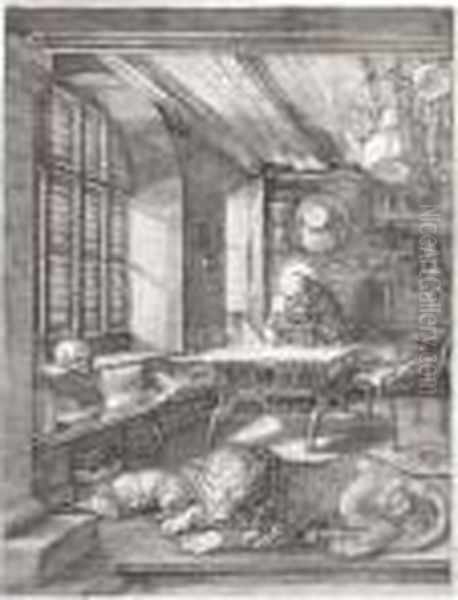 St Jerome In His Study (b.60; M., Holl.59) - view 1