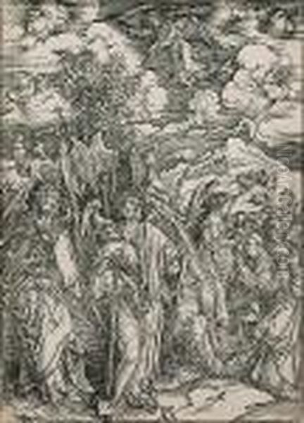 Four Angels Staying The Winds (bartsch W 66) - view 1