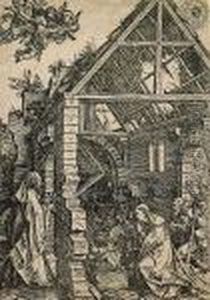 The Adoration Of The Shepherds (bartsch 85) by Albrecht Durer
