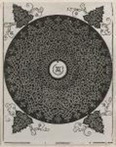 Interlaced Cord Pattern With White Medallion (bartsch W 159) by Albrecht Durer