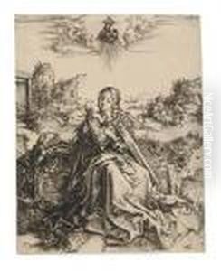 The Holy Family With The Butterfly by Albrecht Durer