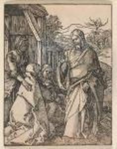 Christ Taking Leave From His Mother by Albrecht Durer