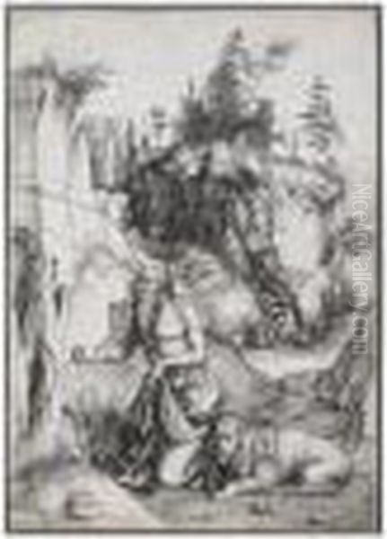 Saint Jerome In Penitence (b.61; M., Holl.57) - view 1