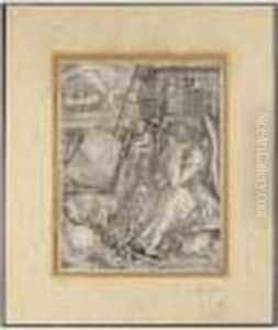 Melencolia I (b.74, M., Holl.75) by Albrecht Durer