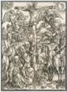 The Crucifixion (b.11; M., Holl.120) by Albrecht Durer