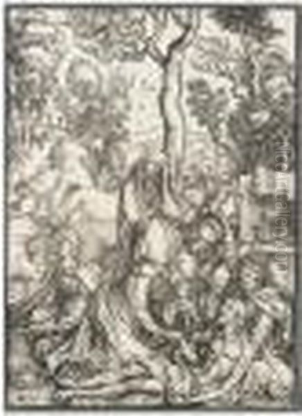 The Lamentation (b.13; M., Holl.122) - view 1