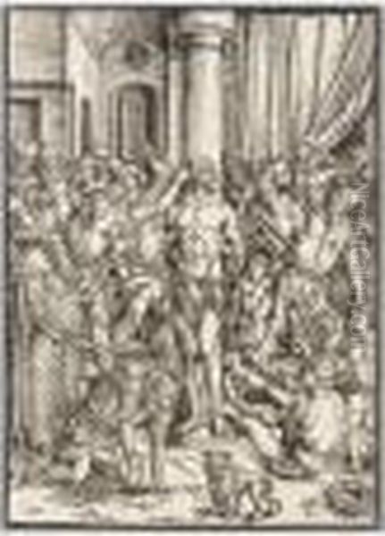The Flagellation (b.8; M., Holl.117) - view 1