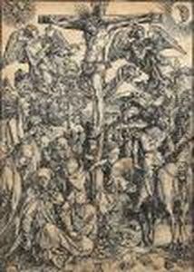 The Crucifixion (the Large Passion) (bartsch Wc 11) by Albrecht Durer