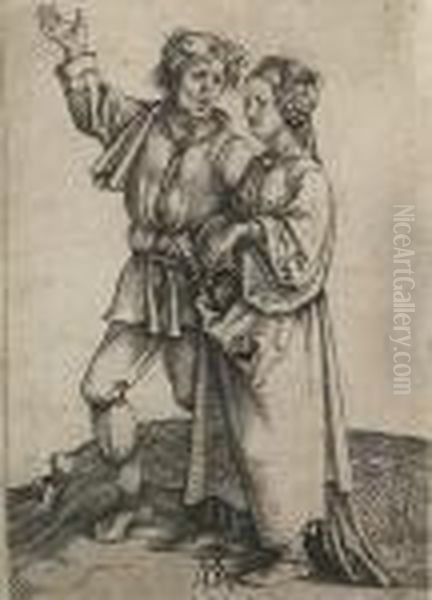 Rustic Couple (bartsch En 83) - view 1