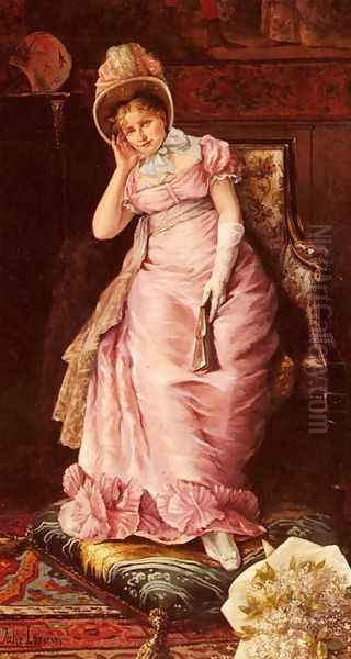 Portrait Of A Lady In Pink - view 1
