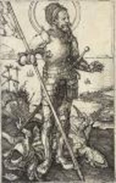 Saint George On Foot (b. 53; M., Holl. 55) - view 1