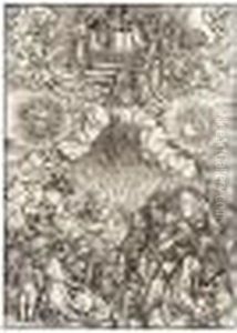The Opening Of The Fifth And Sixth Seals (b.65; M., Holl.168) by Albrecht Durer