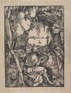 St. Jerome In A Cave by Albrecht Durer