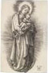 The Virgin And Child On The Crescent With A Hairband (bartsch 33; Meder, Hollstein 35)