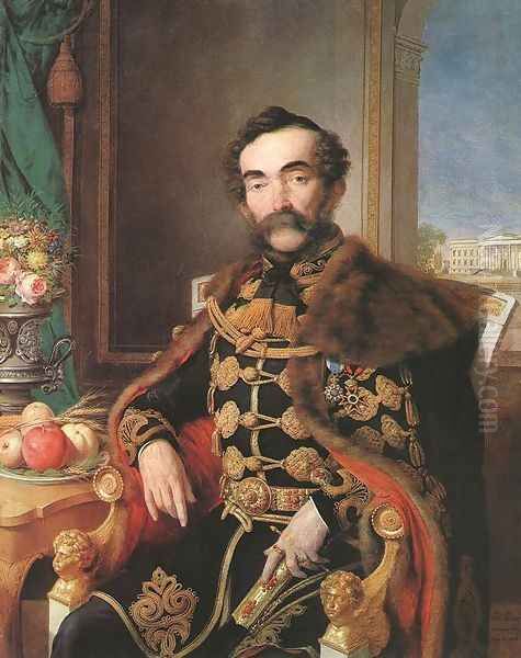 Portrait of Agoston Kubinyi 1852 - view 1