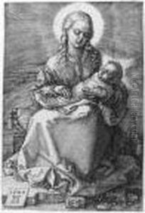Madonna With The Swaddled Infant (b. 38; M., Holl., 40) Madonna With The Swaddled Infant (b. 38; M., Holl., 40)