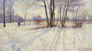 Snowy Landscape by Justus Lundegard