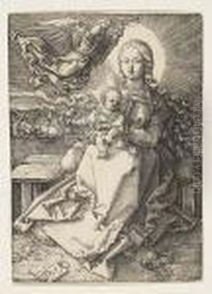 The Virgin And Child Crowned By One Angel - view 1