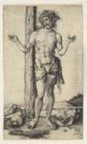 The Man Of Sorrows With Hands Outstretched - view 1