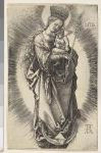 Virgin On The Crescent With A Sceptre And A Starry Crown