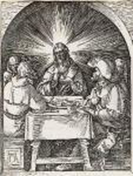 Christ Appears To Disciples At Emmaus - view 1